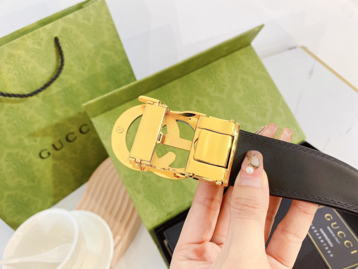 GUCC Wallet & Belt Set(3.8 CM) - CCSHOES