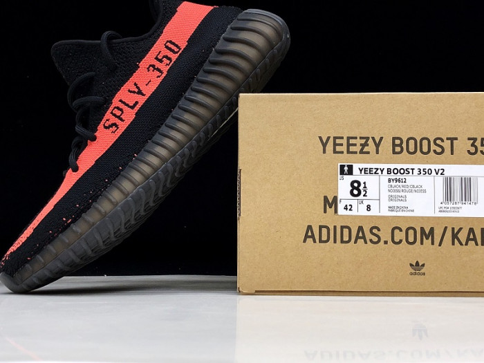 Adidas Yeezy Boost 350 V2 Core Black Red BY9612 - CCSHOES
