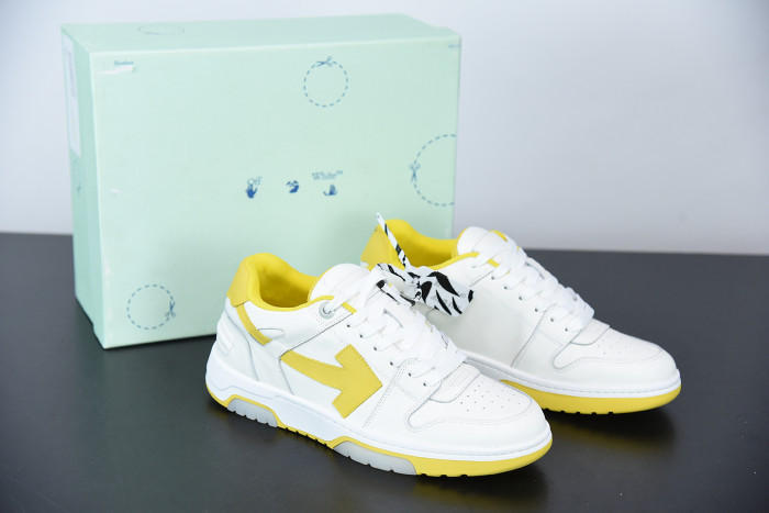 OFF WHITE™ C/O VIRGIL ABLOH OUT OF OFFICE LOW-TOP LEATHER SNEAKERS "OOO" - CCSHOES