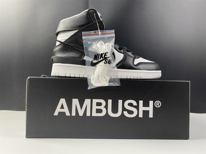 Nike Dunk High Ambush Black White CU7544-001 - CCSHOES