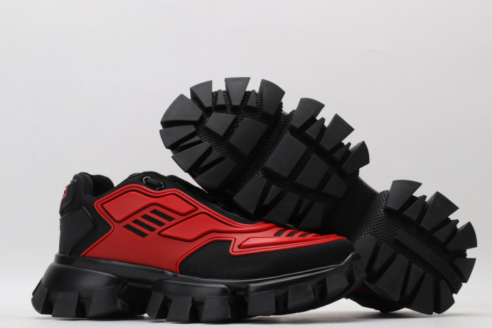 PRAD CLOUDBUST THUNDER KNIT RED AND BLACK - CCSHOES