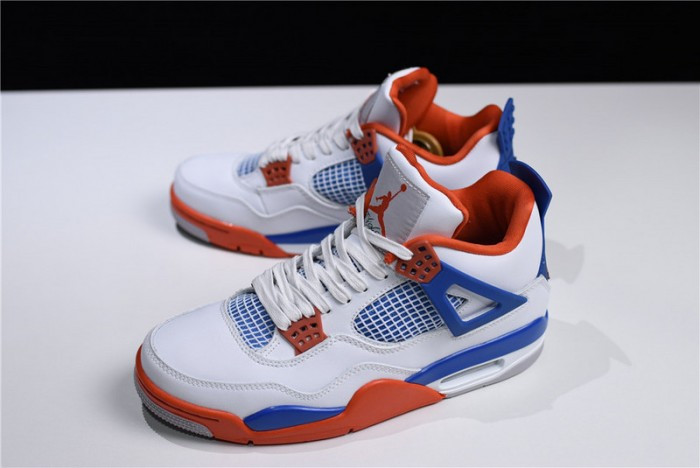Air Jordan 4 White/Bright Crimson-Royal Blue 308497-171 - CCSHOES