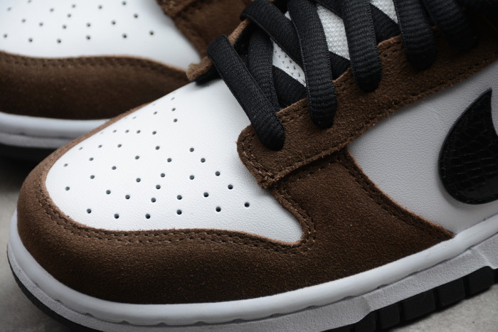 NIKE SB DUNK LOW WHITE BLACK TRAIL END BROWN 304292-102 - CCSHOES