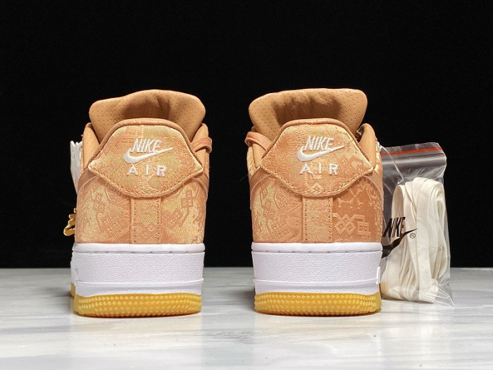 Nike Air Force 1 Low Clot Rose Gold Silk CJ5290-600 - CCSHOES