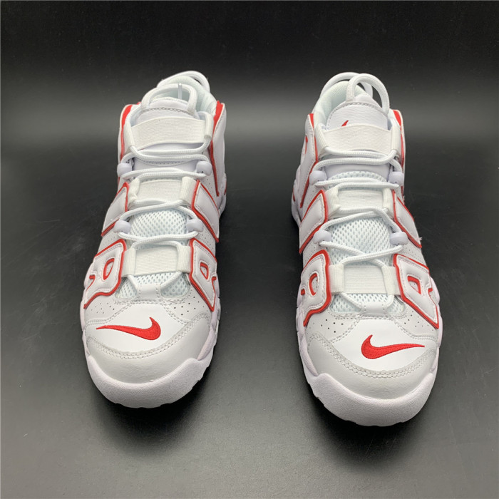 Nike Air More Uptempo White Varsity Red Outline 415082-108 - CCSHOES