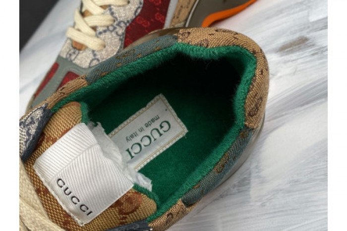 GUCC RHYTON VINTAGE TRAINER SNEAKER 620185 99WG0 6060 - CCSHOES