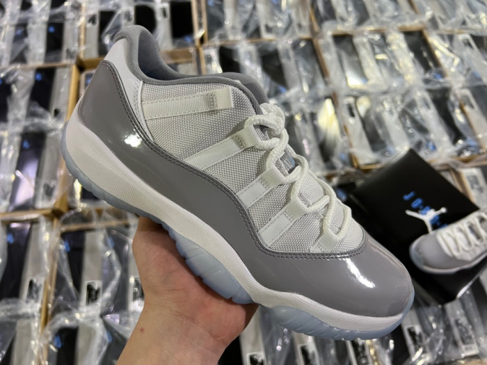 Air Jordan 11 Low “Cement Grey” AV2187-140 - CCSHOES
