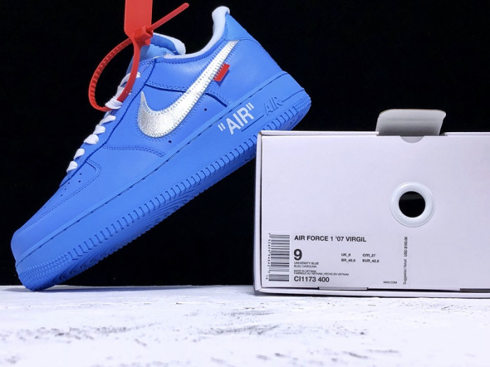 AIR FORCE 1 LOW OFF-WHITE MCA UNIVERSITY BLUE CI1173-400 - CCSHOES