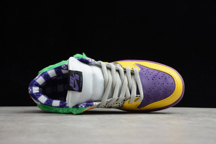 Nike SB Dunk Low Pro IW Purple/Yellow-Violet-Pink 318403-137 - CCSHOES