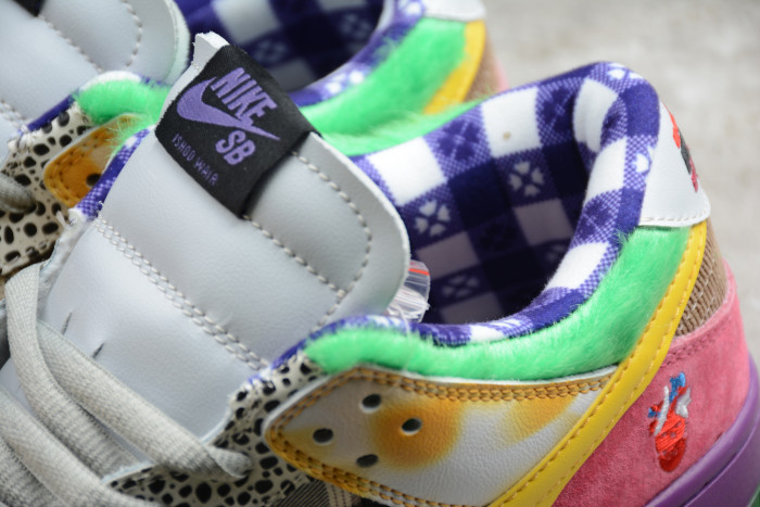 Nike SB Dunk Low Pro IW Purple/Yellow-Violet-Pink 318403-137 - CCSHOES