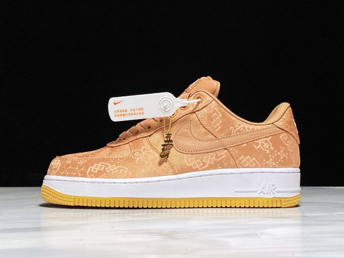 Nike Air Force 1 Low Clot Rose Gold Silk CJ5290-600 - CCSHOES