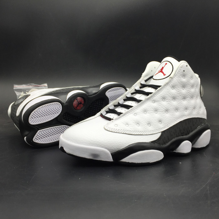 AIR JORDAN 13 RETRO SNGL DAY "LOVE AND RESPECT" black/ white mens 888164-112 - CCSHOES