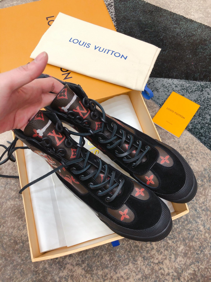 LOUS VUITON LAUREATE PLATFORM DESERT BOOT - CCSHOES