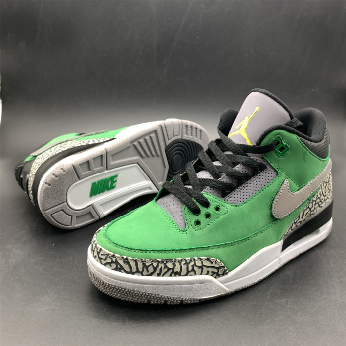 Air Jordan 3 Retro Tinker Oregon Ducks PE shoes AJ3 867493 - CCSHOES