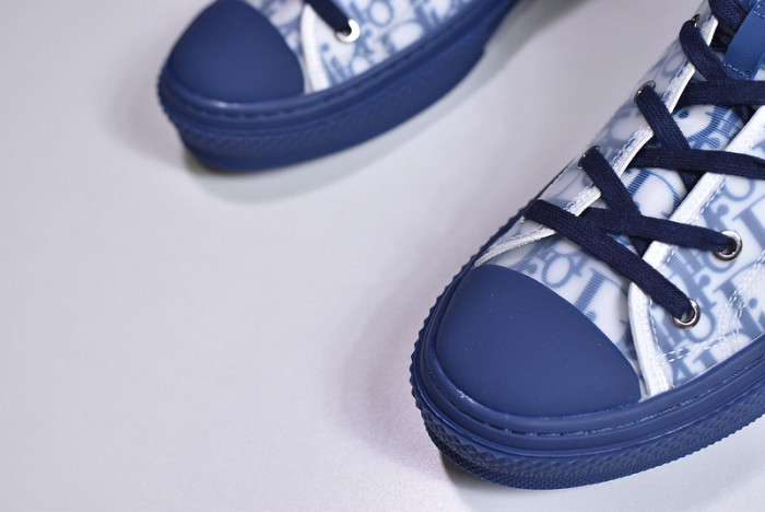 DR B23 High Top Oblique Sneaker Blue - CCSHOES