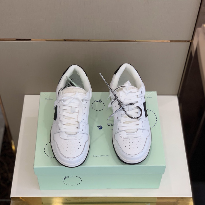 OFF WHITE™ C/O VIRGIL ABLOH OUT OF OFFICE LOW-TOP LEATHER SNEAKERS "OOO" - CCSHOES