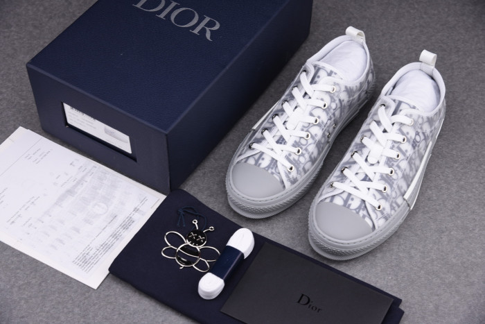 DR B23 Low Top Oblique Blue White - CCSHOES