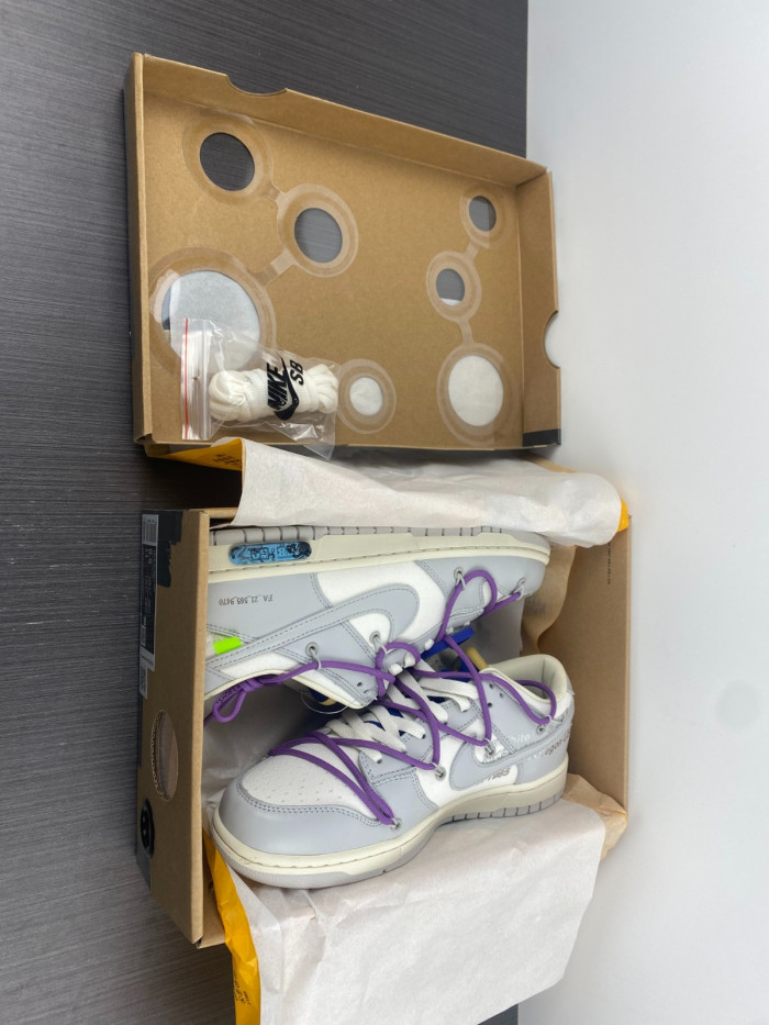 Nike Dunk Low Off-White Lot 45 DM1602-101 - CCSHOES