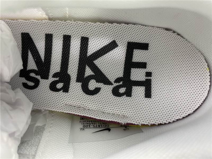 NIKE VAPORWAFFLE SACAI WHITE DD1875-100 - CCSHOES