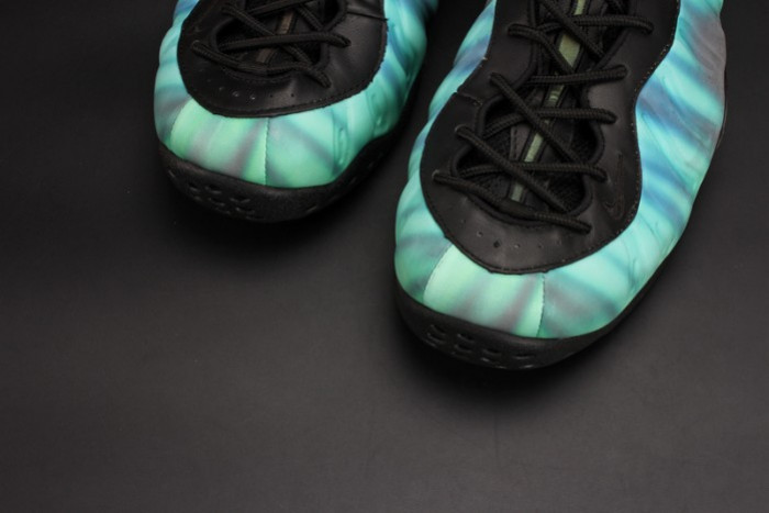 Nike Air Foamposite One “Northern Lights” Black/Green mens 840559-001 - CCSHOES
