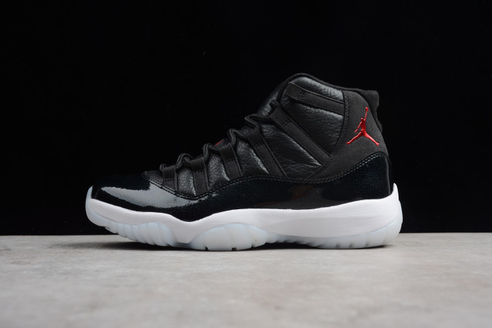 Air Jordan 11 Retro BP "72-10" black mens 378037-002 - CCSHOES