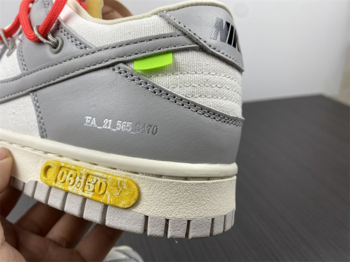 Off-White x Dunk Low 'Lot 06 of 50' DJ1602-110 - CCSHOES