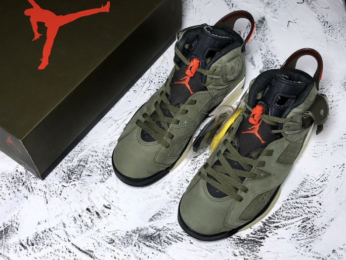 Travis Scott x Air Jordan 6 “Medium Olive” CN1084-200 - CCSHOES