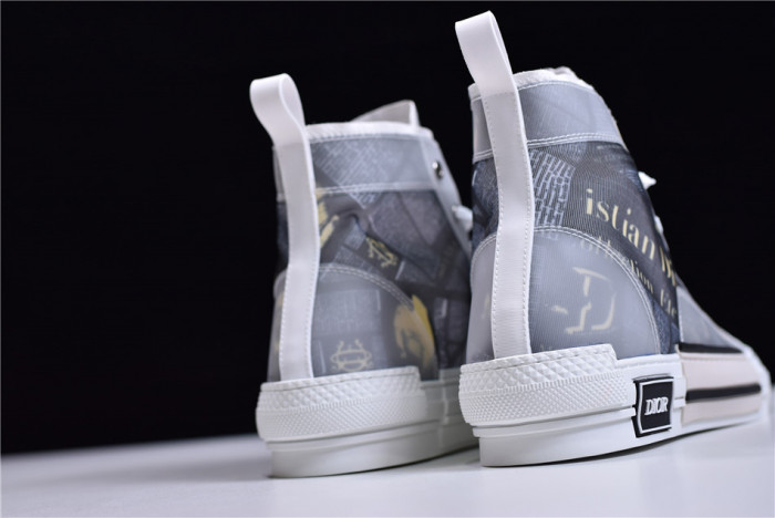 DR B23 Oblique High Top Sneakers - CCSHOES