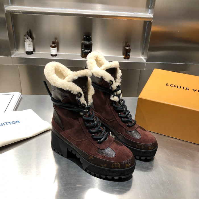 LOUS VUITON LAUREATE PLATFORM DESERT BOOT - CCSHOES
