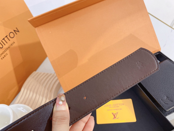 LV Wallet & Belt Set (3.8 CM) - CCSHOES