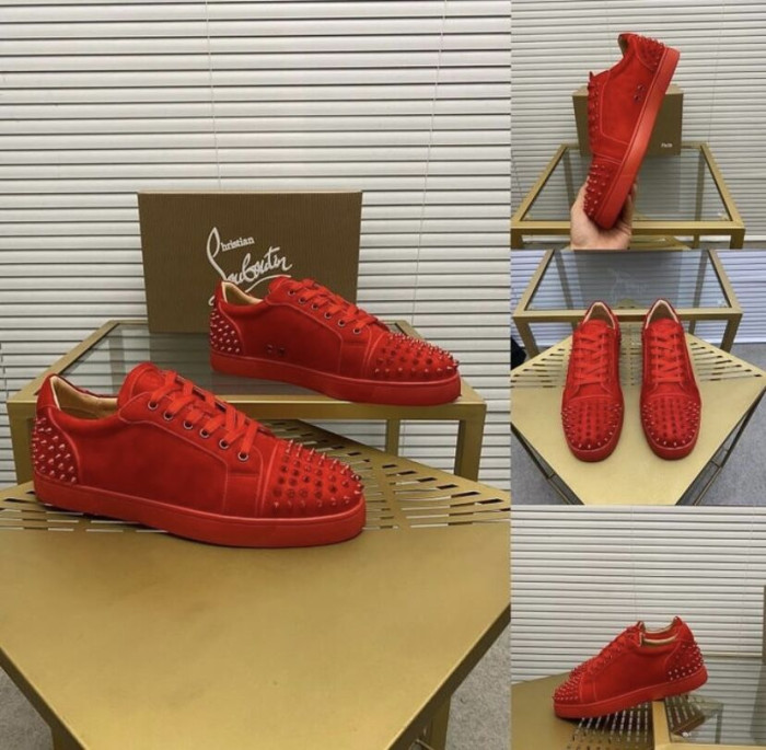 Christian Louboutin Louis Junior Spikes - CCSHOES