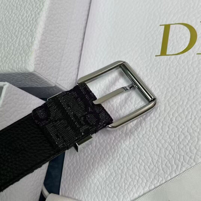 Dior Oblique Jacquard Belt - CCSHOES