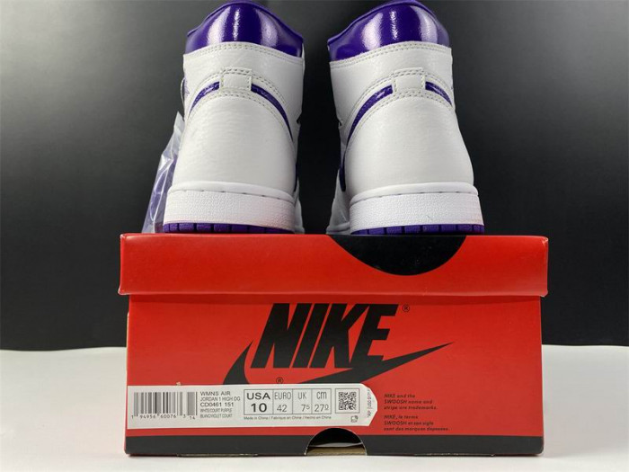 AIR JORDAN 1 RETRO HIGH COURT PURPLE CD0461-151 - CCSHOES