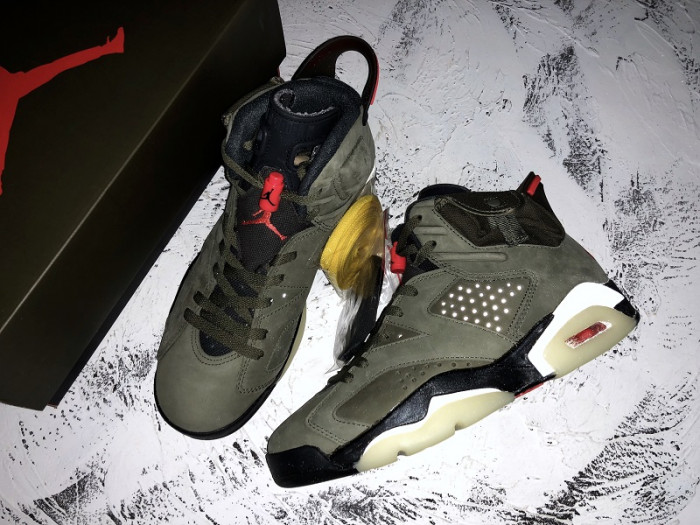 Travis Scott x Air Jordan 6 “Medium Olive” CN1084-200 - CCSHOES