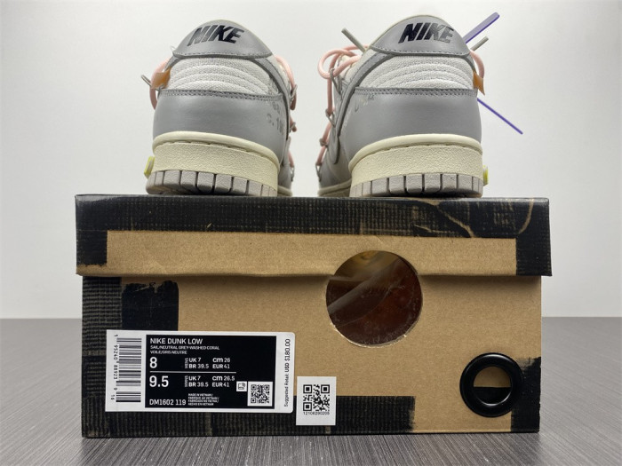 Nike Dunk Low Off-White Lot 24 DM1602-119 - CCSHOES