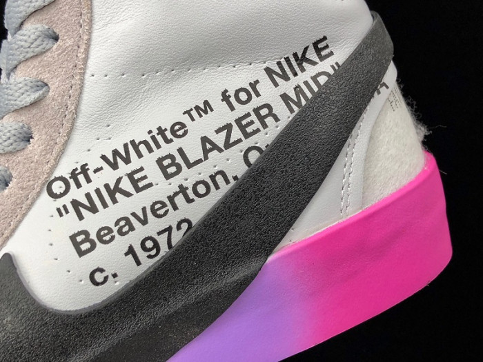 NIKE BLAZER MID OFF-WHITE WOLF GREY SERENA AA3832-002 - CCSHOES
