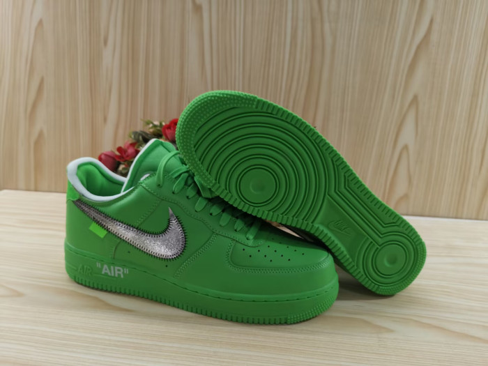 Nike Air Force 1 Low OFF-WHITE Brooklyn DX1419-300 - CCSHOES