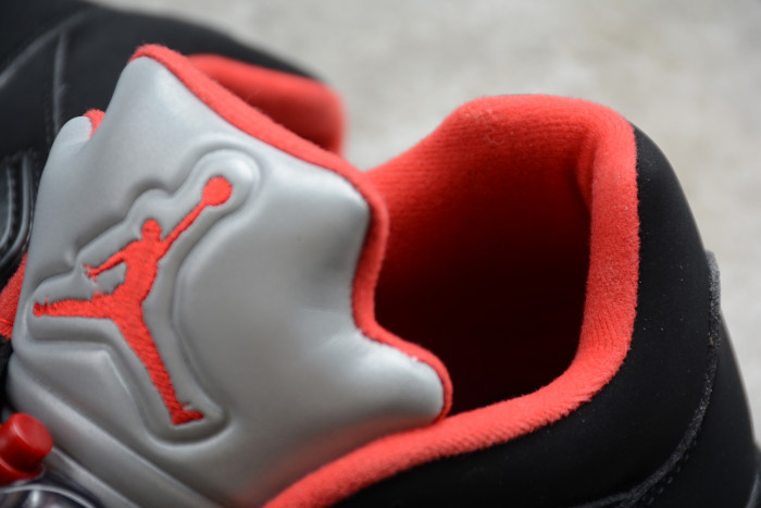 Air Jordan 5 Retro Low “Alternate 90” black/ red mens 819171-001 - CCSHOES
