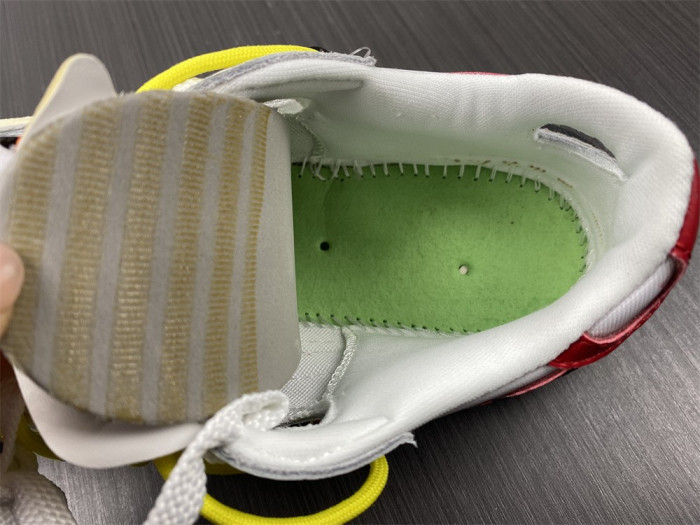 Off-White x Nike Blazer Low "White/University Red" DH7863-100 - CCSHOES