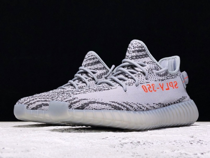 Adidas Yeezy Boost 350 V2 Beluga 2.0 Grey Bold Orange AH2203 - CCSHOES