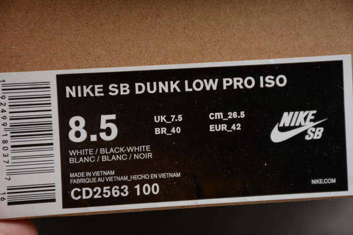 Nike SB Dunk Low Orange Label White CD2563-100 - CCSHOES