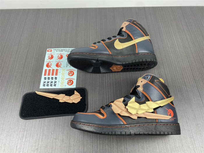 Gundam x Nike SB Dunk High “Banshee” DH7717-400 - CCSHOES