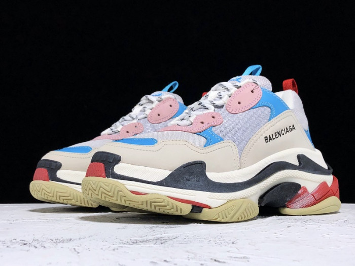 BLCG Triple S White Blue (W) 524039 W09OH 4196 - CCSHOES