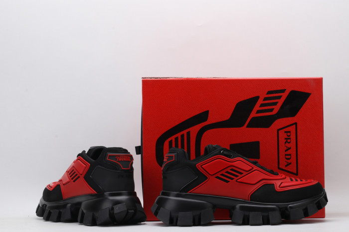 PRAD CLOUDBUST THUNDER KNIT RED AND BLACK - CCSHOES