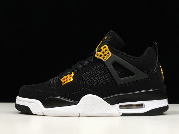 Air Jordan 4 “Royalty” Black/Metallic Gold-White 308497-032 - CCSHOES