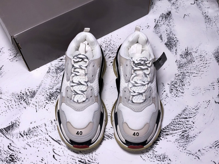 BLCG Triple S White Black Red 533882 W09E1 9000 - CCSHOES
