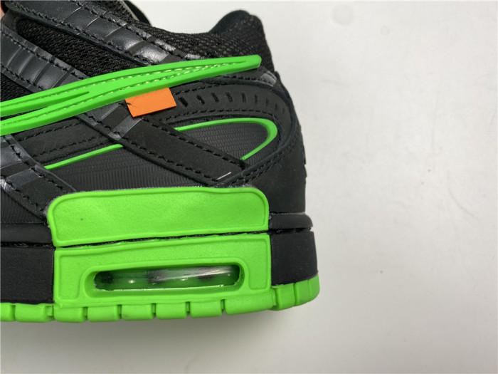 OFF WHITE NIKE AIR RUBBER DUNK “GREEN STRIKE" CU6015-001 - CCSHOES