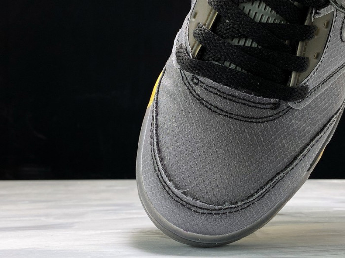 Off-White x Air Jordan 5 Black CT8480-001 - CCSHOES