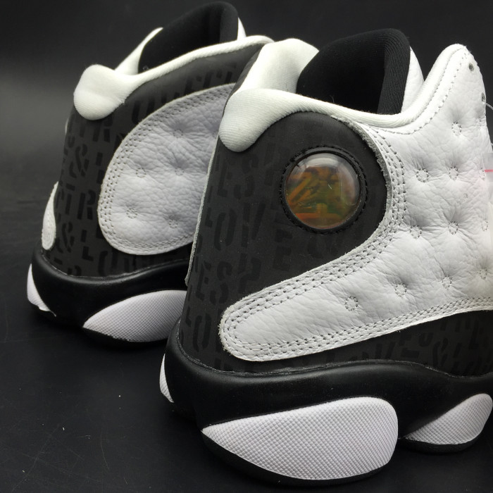 AIR JORDAN 13 RETRO SNGL DAY "LOVE AND RESPECT" black/ white mens 888164-112 - CCSHOES