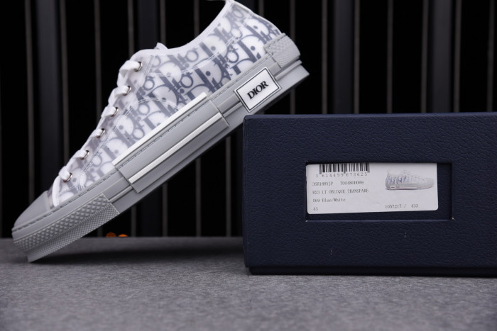 DR B23 Low Top Oblique Blue White - CCSHOES